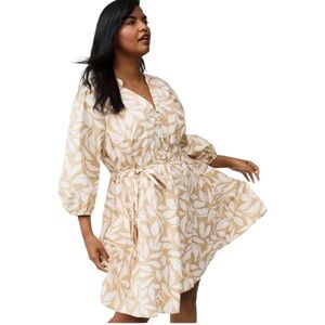 Torrid 2X Peasant Skater Mini Dress